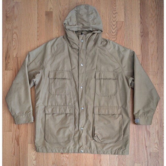 Vintage LL Bean Jacket Mens Large Hunting Barn Script Logo Chore Field Mountain - Picture 1 of 16